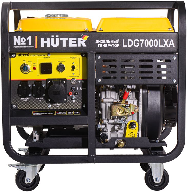 Дизельный генератор Huter LDG 7000LXА фото#6