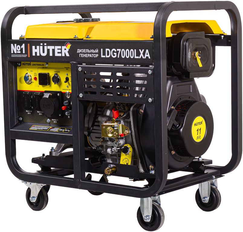 Дизельный генератор Huter LDG 7000LXА фото#7