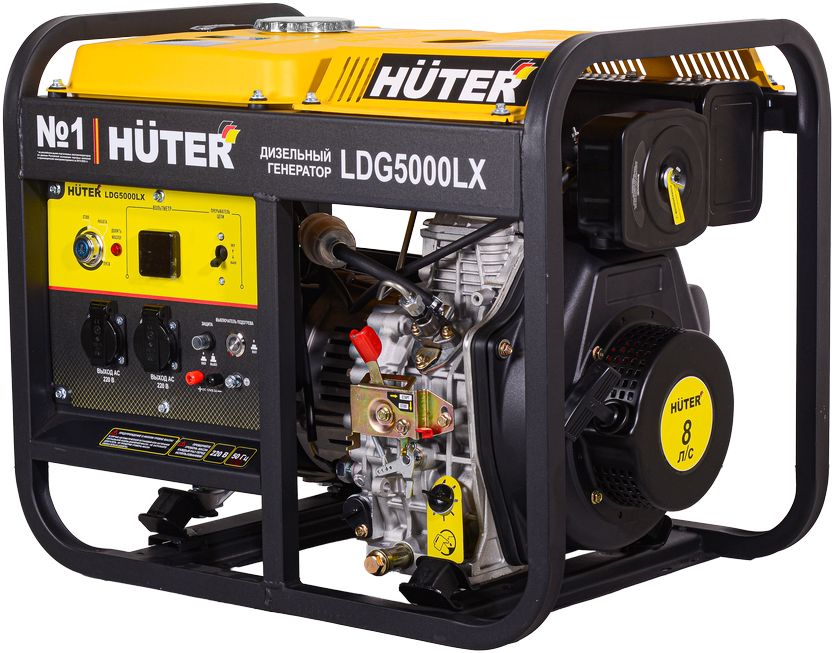 Дизельный генератор Huter LDG 5000LX фото#8