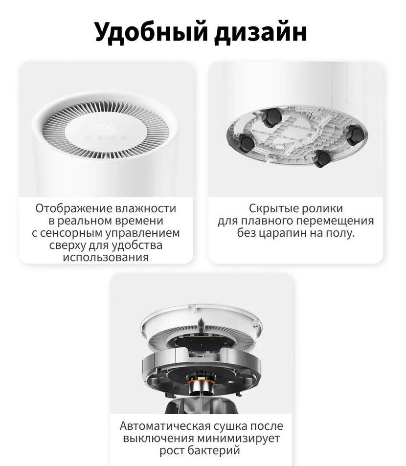Бытовой осушитель воздуха Xiaomi Smart Dehumidifier Lite EU DM-CS13BFA5B (BHR8374EU) фото#7