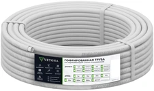 Труба для теплого пола Vetona Труба 15A, отожженная в оболочке белая, 50м