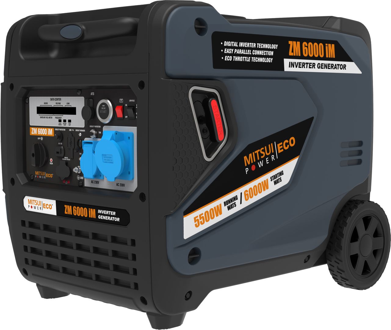 Бензиновый генератор Mitsui Power Eco ZM 6000 IM фото#4