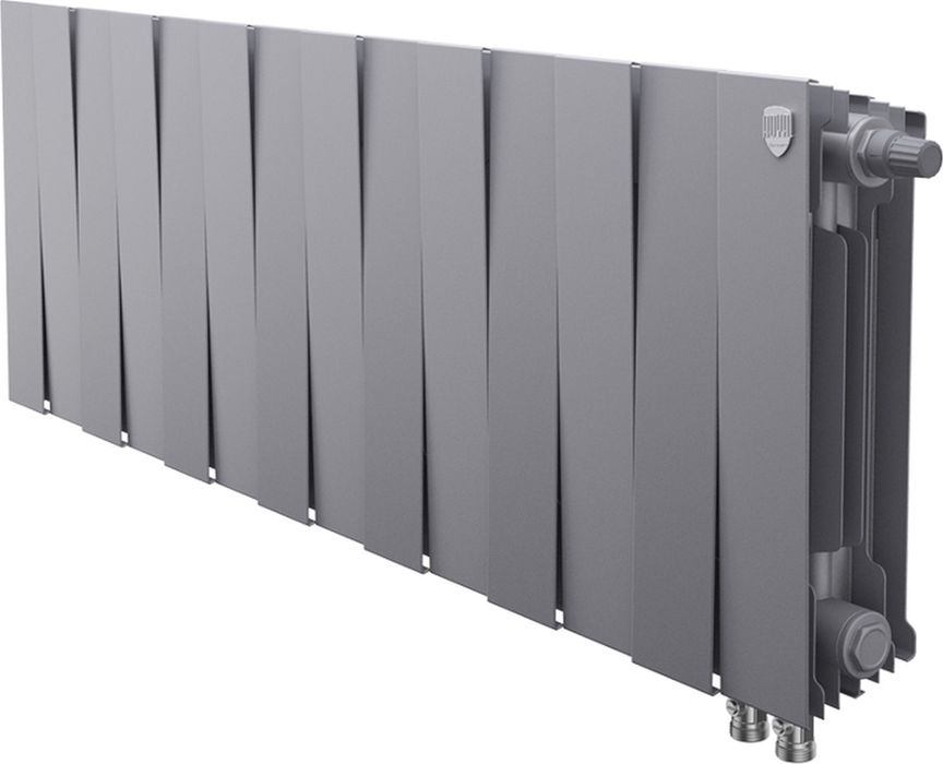 Биметаллический радиатор Royal Thermo PianoForte 300 /Silver Satin - 14 секц. VDR