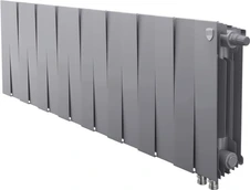 Биметаллический радиатор Royal Thermo PianoForte 300 /Silver Satin - 16 секц. VDR