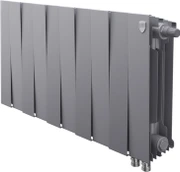 Биметаллический радиатор Royal Thermo PianoForte 300 /Silver Satin - 10 секц. VDR
