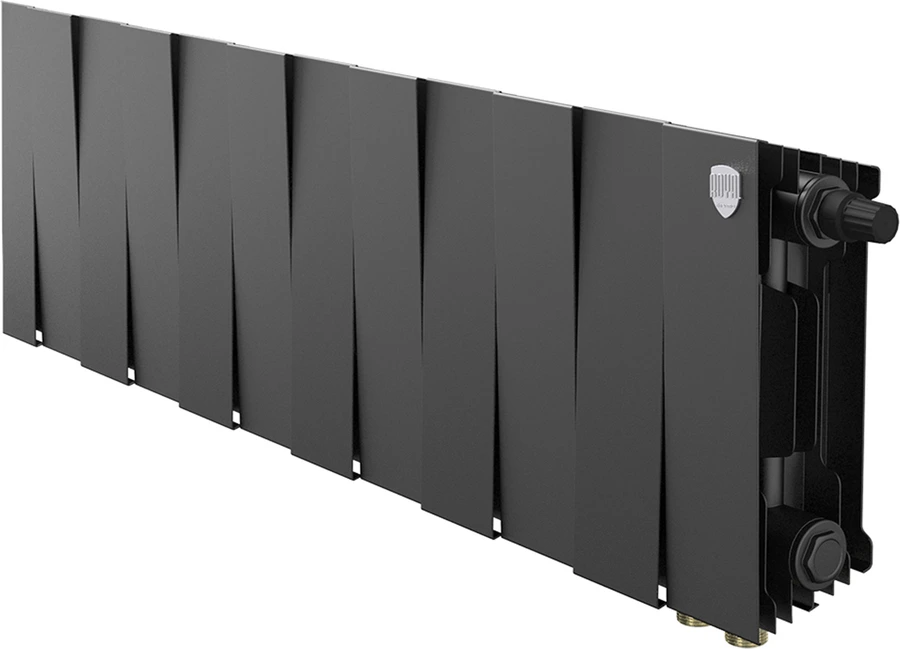 Биметаллический радиатор Royal Thermo PianoForte 200 /Noir Sable - 12 секц. VDR