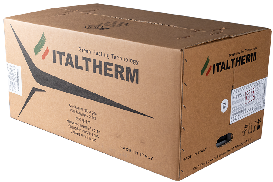 Настенный газовый котел ITALTHERM CITY CLASS 25 FR Gray Flame фото#5
