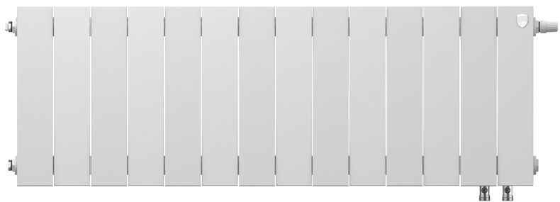 Биметаллический радиатор Royal Thermo PianoForte 300 /Bianco Traffico - 14 секц. VDR фото#4