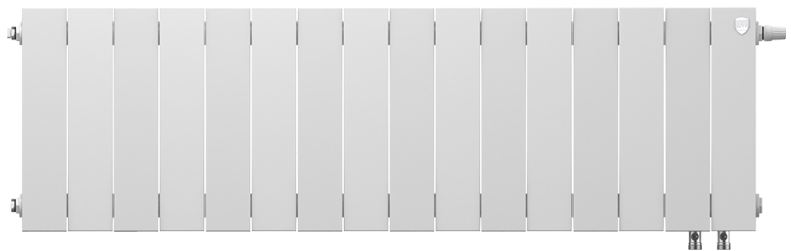 Биметаллический радиатор Royal Thermo PianoForte 300 /Bianco Traffico - 16 секц. VDR фото#4