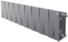 Биметаллический радиатор Royal Thermo PianoForte 200 /Silver Satin - 18 секц. VDR