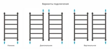 Водяной полотенцесушитель Сунержа Галант+ 800х400 (00-0200-8040) фото#3