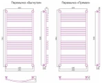 Водяной полотенцесушитель Сунержа Богема+ 1200x600 (00-0220-1260) фото#2