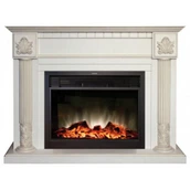Электрокамин Real-Flame Imperia 33/26 WT-519G с очагом MOONBLAZE DELUXE BL