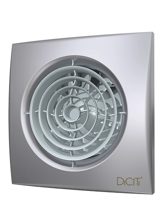 Вытяжка для ванной DiCiTi AURA 4C gray metal
