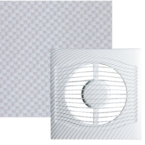 Вытяжка для ванной DiCiTi SLIM 5C white carbon фото#2