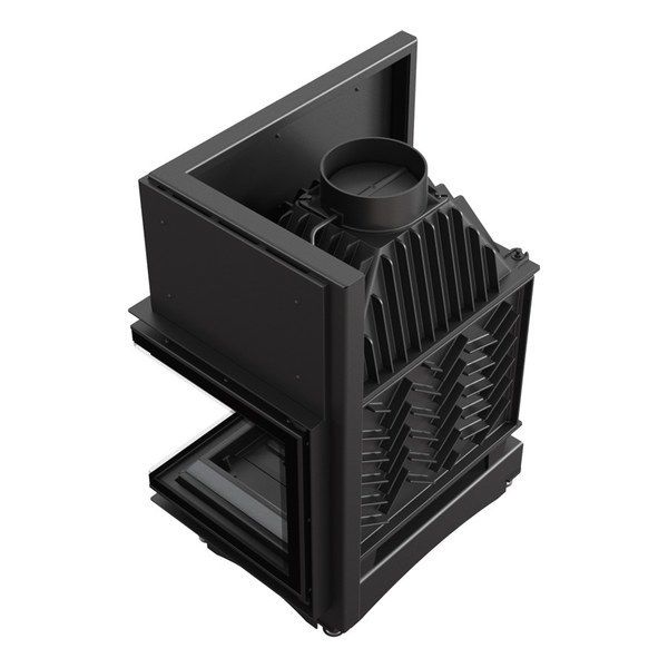 Угловая правая дровяная топка Kratki Zuzia/P/BS/DECO фото#3