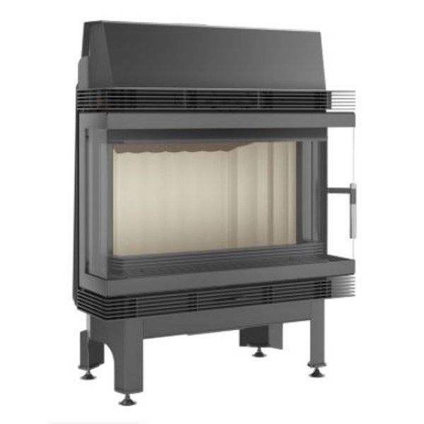 Трёхсторонняя дровяная топка Kratki Blanka670/570/LP/BS (угловое стекло слева-справа) фото#2