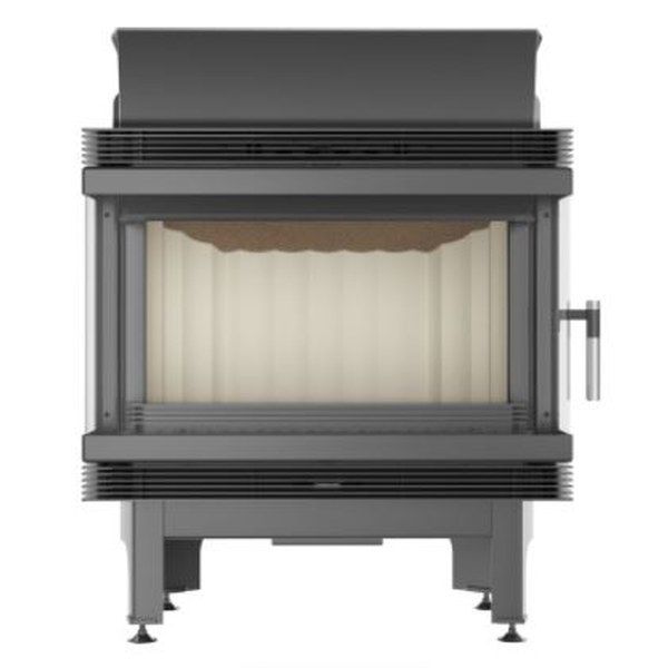 Трёхсторонняя дровяная топка Kratki Blanka670/570/LP/BS (угловое стекло слева-справа) фото#3