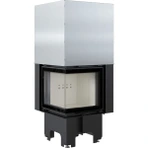 Угловая левая дровяная топка Kratki VNL/480/480