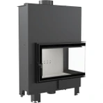 Угловая правая дровяная топка Kratki MBO/PW/15/P/BS/W
