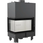 Угловая левая дровяная топка Kratki MBM/PW/10/L/BS/W