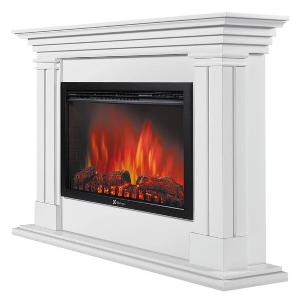 Электрокамин Electrolux EFP/P-3020LS с порталом Firelight Castello 30 белый