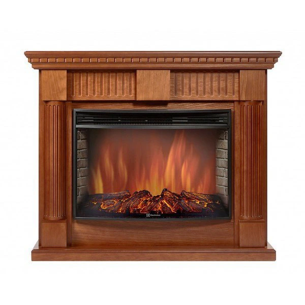 Электрокамин Electrolux EFP/P-3020LS с порталом Firelight Colonna 30 шпон дуб
