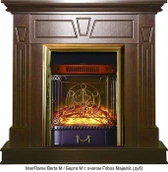 Деревянный камин (портал+очаг) InterFlame Berta/ Берта с очагом Fobos/ Majestic