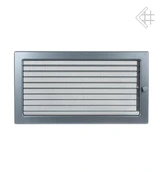Вентиляционная решетка для камина Kratki 22х37 графитовая с жалюзи 22/37GX