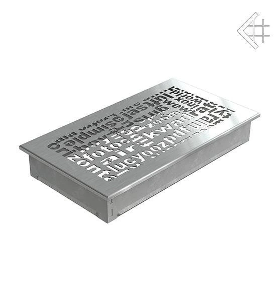 Вентиляционная решетка для камина Kratki 17x30 ABC стальная 30ABC/SZ