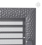 Вентиляционная решетка для камина Kratki 22x30 Venus графитовая с жалюзи 22/30VGX