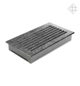 Вентиляционная решетка для камина Kratki 17x30 FRESH черная хром пористая 30CS/FRESH
