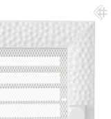 Вентиляционная решетка для камина Kratki 22x37 Venus белая с жалюзи 22/37VBX