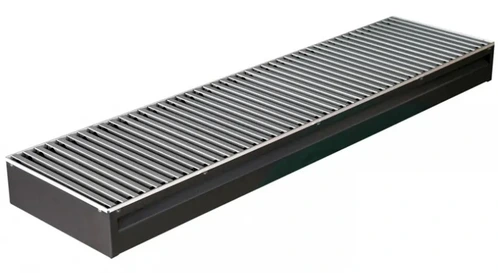 Внутрипольный конвектор КЗТО Бриз Нерж 380x100x4100 2то