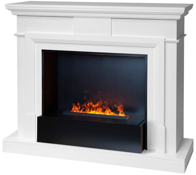 Электрокамин Real-Flame Marco 26 WT-591 с очагом 3D Cassette 630/Black вставка фото#3
