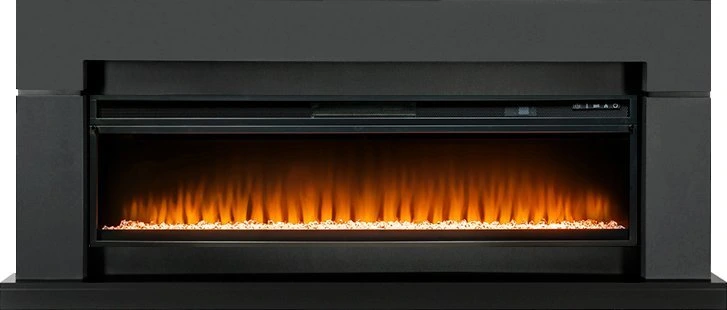 Линейный электрокамин Royal Flame Lindos Graphite Grey 60 (серый графит) с очагом Vision 60 LED