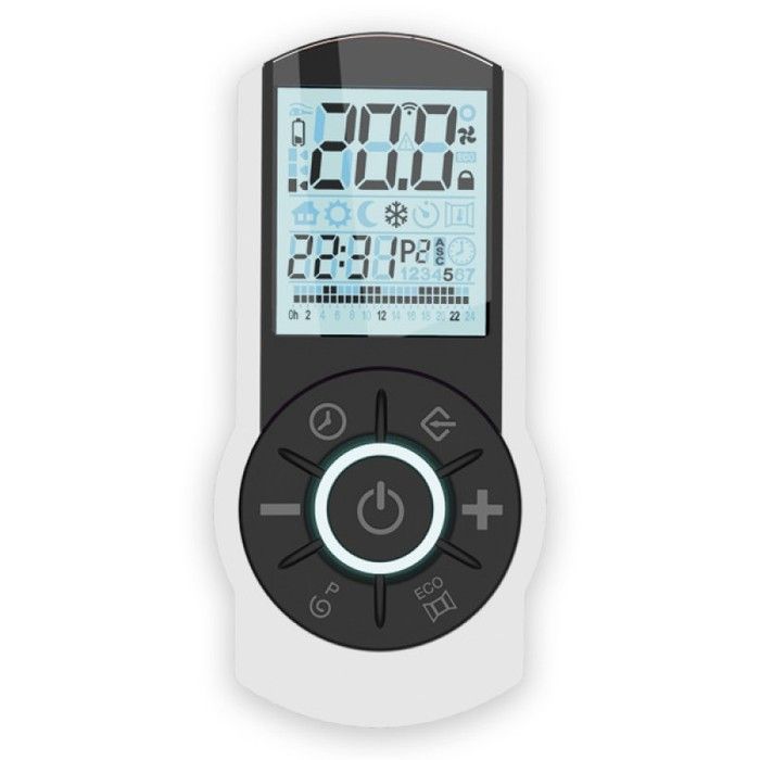 Терморегулятор SELMO  SMART PROGRAMM 600W CL1 WHITE с пультом Galaxy фото#2