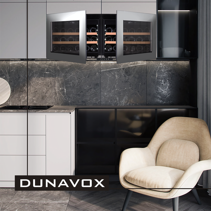 Встраиваемый винный шкаф Dunavox DAV-18.46SS.TO фото#2