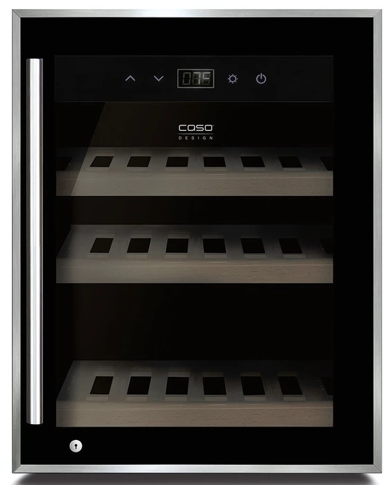 Отдельностоящий винный шкаф CASO WineSafe 12 Black