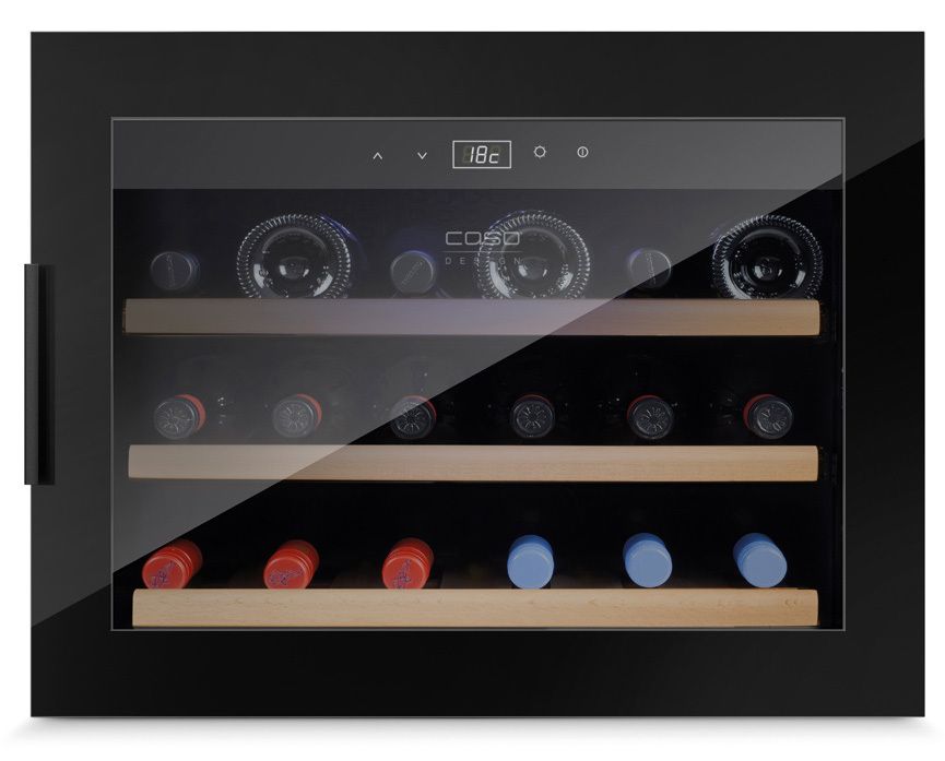 Встраиваемый винный шкаф CASO WineSafe 18 EB Black фото#2
