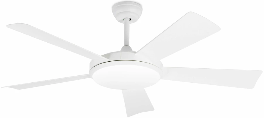 Вентилятор с подсветкой Faro Barcelona SAONA WHITE CEILING FAN LED 24W (33803)