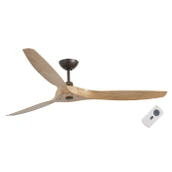 Потолочный вентилятор Faro Barcelona MOREA CLEAR BROWN (33519)