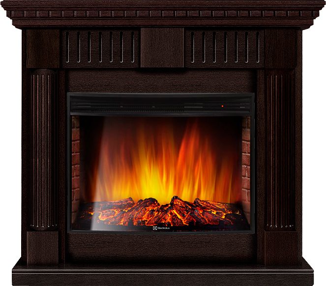 Электрокамин Electrolux EFP/P-2720RLS с порталом Firelight Colonnа 25 венге
