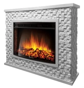 Электрокамин Electrolux EFP/P-2720RLS с порталом Firelight Quadro 25 песчаник античный белый/белая эмаль