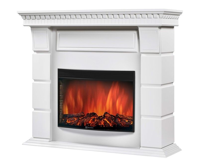 Электрокамин Electrolux EFP/P-2720RLS с порталом Firelight Elegante 25 белый