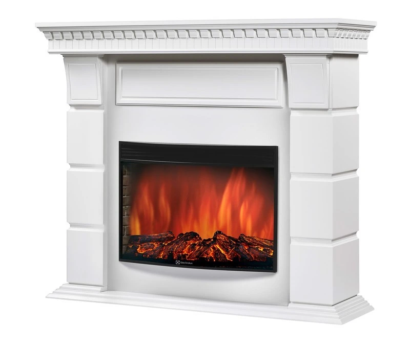 Электрокамин Electrolux EFP/P-2720RLS с порталом Firelight Elegante 25 белый