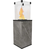 Газовый уличный обогреватель Kratki PATIO/MINI/M/G31/37MBAR/Q/N/P/G - NATURALI PIETRA GREY с ручным управлением