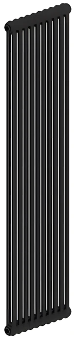 Стальной трубчатый радиатор 2-колончатый IRSAP TESI 21800/10 Т30 cod.10 (RAL9005 черный) (RR218001010A430N01)