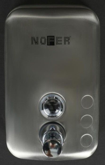 Для мыла Nofer INOX глянцевый 600 мл (03001.06.В) фото#3