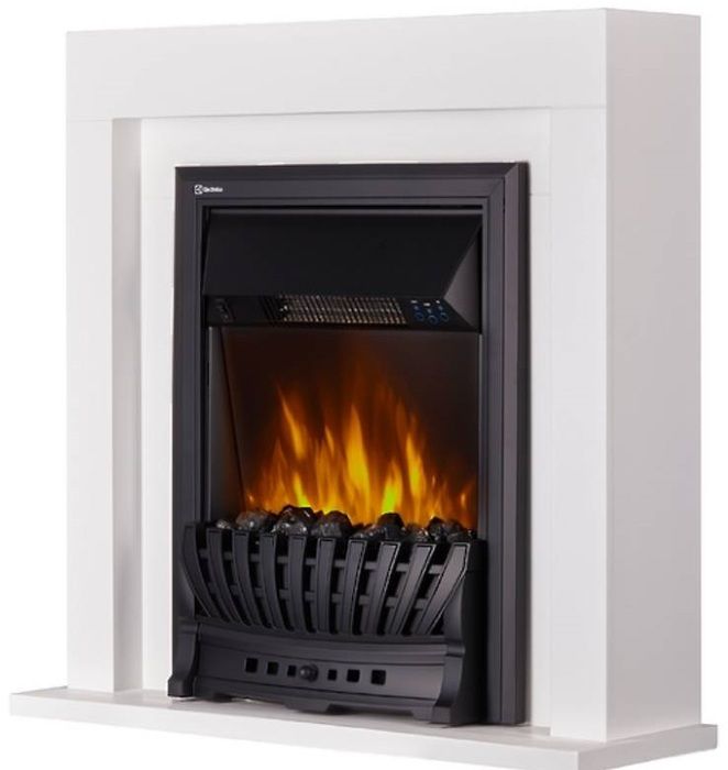 Электрокамин Electrolux EFP/P-1020LS с порталом Firelight Simple Classic белый фото#3
